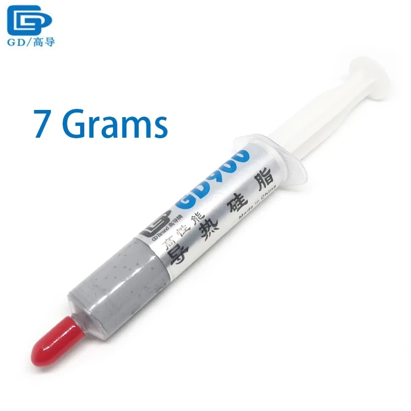 

120 шт., серая Теплопроводящая паста GD900, силиконовая термопаста, 7 г