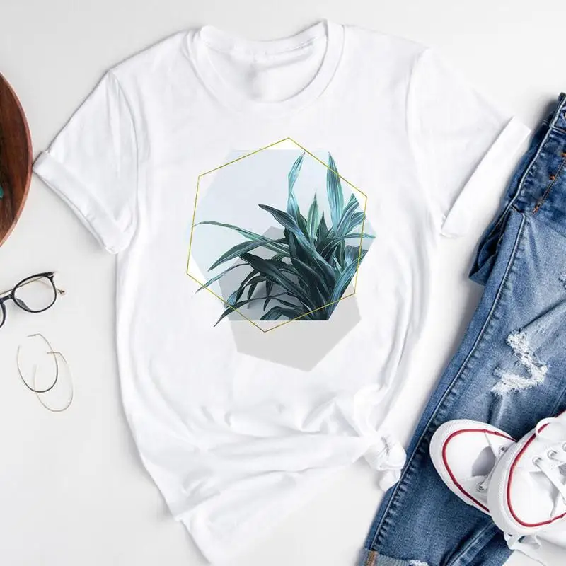 

Women Graphic Cartoon 90s Beach Style Cute Ladies Short Sleeve Summer Fashion Print Female Clothes Tops Tees Tshirt T-Shirt