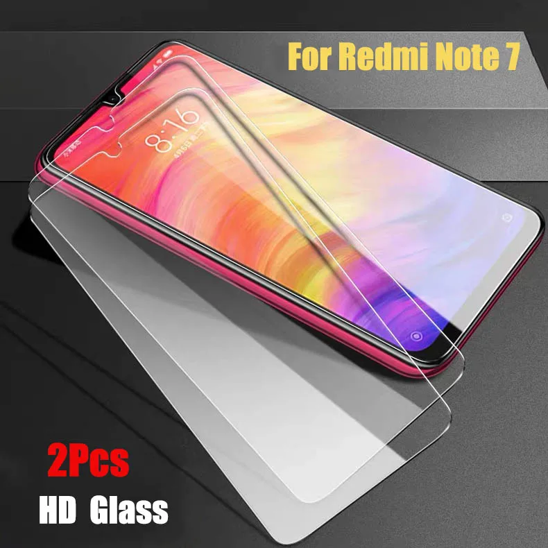 2 шт./лот, полностью закаленное стекло для Xiaomi Redmi Note 5 7 Pro, защита экрана 9 H, защита от Blu-ray, закаленное стекло для Redmi Note 7 Pro