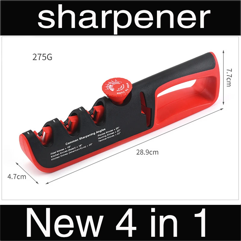 

multi function New 4 in 1 SHARPENER QUICK adjustable sharpener scissors Carpenter's tools bar sharpener kitchen gadgets