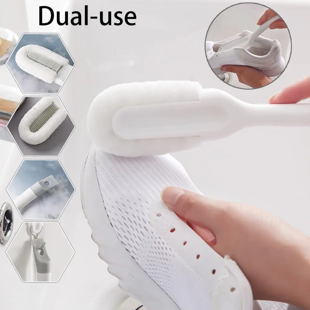 Shoe Brush Чистящая Щетка Для Чистки Чистка обуви ремонт Очистка Уход подходит для замшевая обувь из нубука ботинки черного цвета s-образная Кисть типа оптом@ 30 - Цвет: Shoe Brush