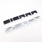 1 шт. 3D знак с надписью Sierra, значок на дверь, заднюю дверь, эмблема, наклейка на автомобиль для Sierra 1500 2500HD 3500 HD