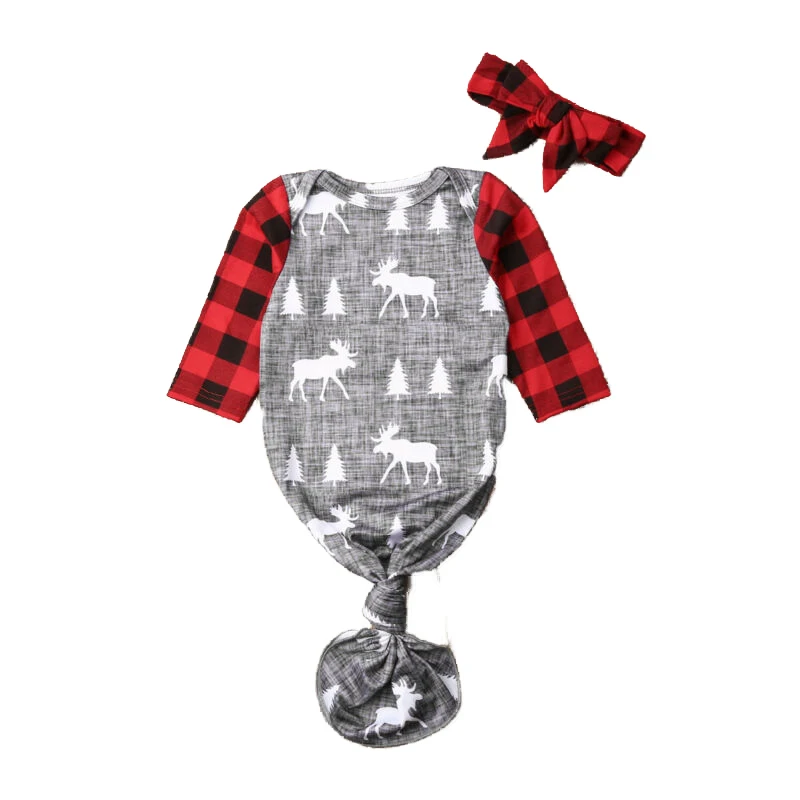 Рождественское Пеленальное Одеяло для новорожденных спальный мешок комплект