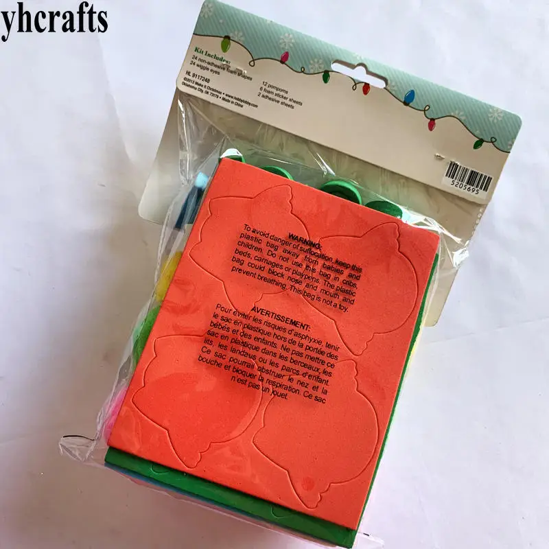 1 пакетов/лот. Может сделать 12 рождественских поролоновых колец в виде совы