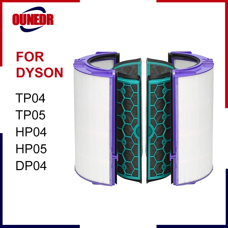 Фильтр HEPA с активированным углем для Dyson TP04 HP04 DP04 TP05 HP05 очиститель герметичный