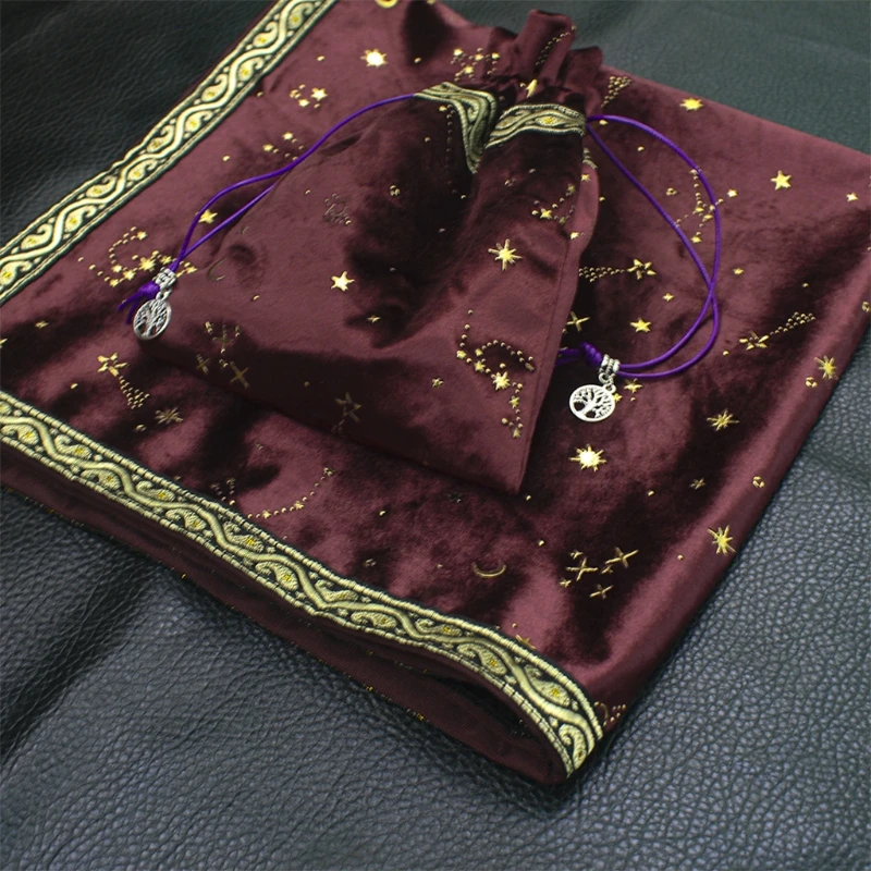 Ta-rots Pad Rubber Astrolabe Witch Divination Pendulum Tablecloth Props For Board Game Square Au11 21 | Спорт и развлечения