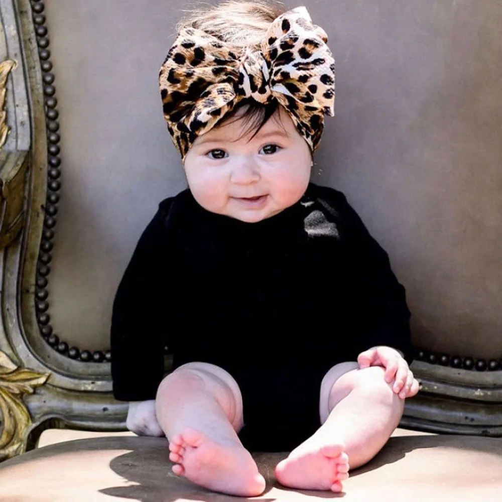 

Big Bowknot Baby Flower Headbands Knotted Infant Headwraps Toddler Girls Turban Bows for Newborn Baby Girls Hair Accessories
