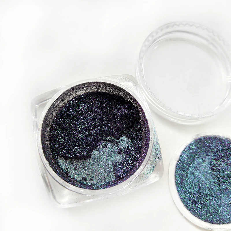 Новинка 0 2 г хамелеон пигмент тени для век много хромовых теней призматическая