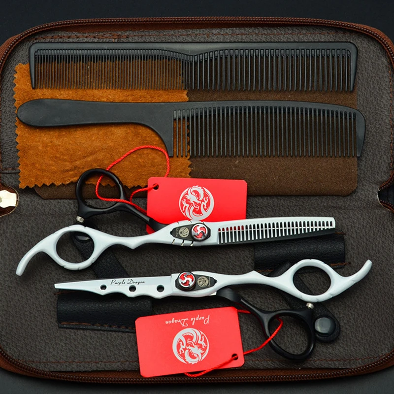 6 0 дюймов 4 шт. Парикмахерская ножницы для стрижки волос Нержавеющая сталь салон