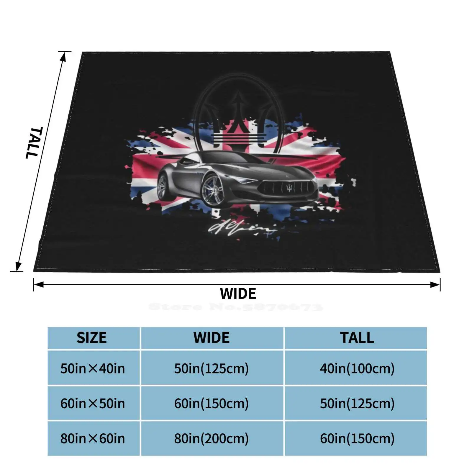 Alfieri Concept британский флаг лидер продаж комнатное домашнее фланелевое одеяло