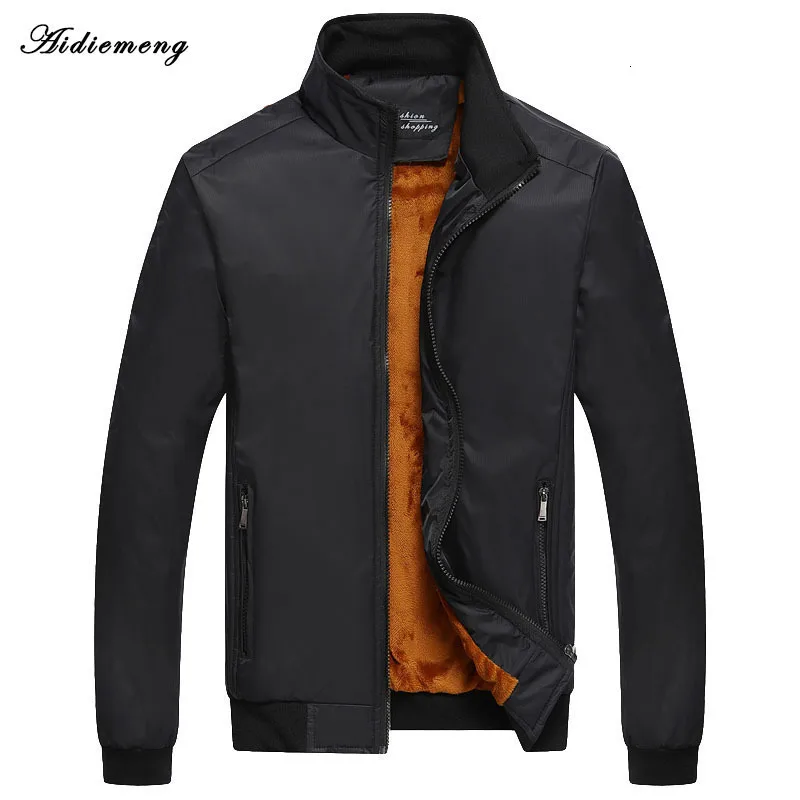 Men's winter jacket new men's thin wool overcoat for men to wear bomber jackets | Мужская одежда