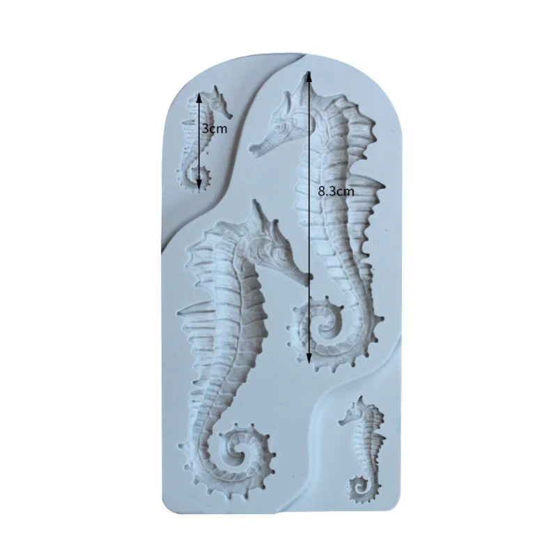 

Форма для торта Aouke силиконовая 3D морская лошадь