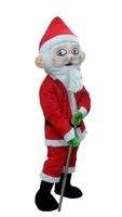 performance santa claus mascot costume halloween christmas cartoon character outfits suit advertising leaflets clothings