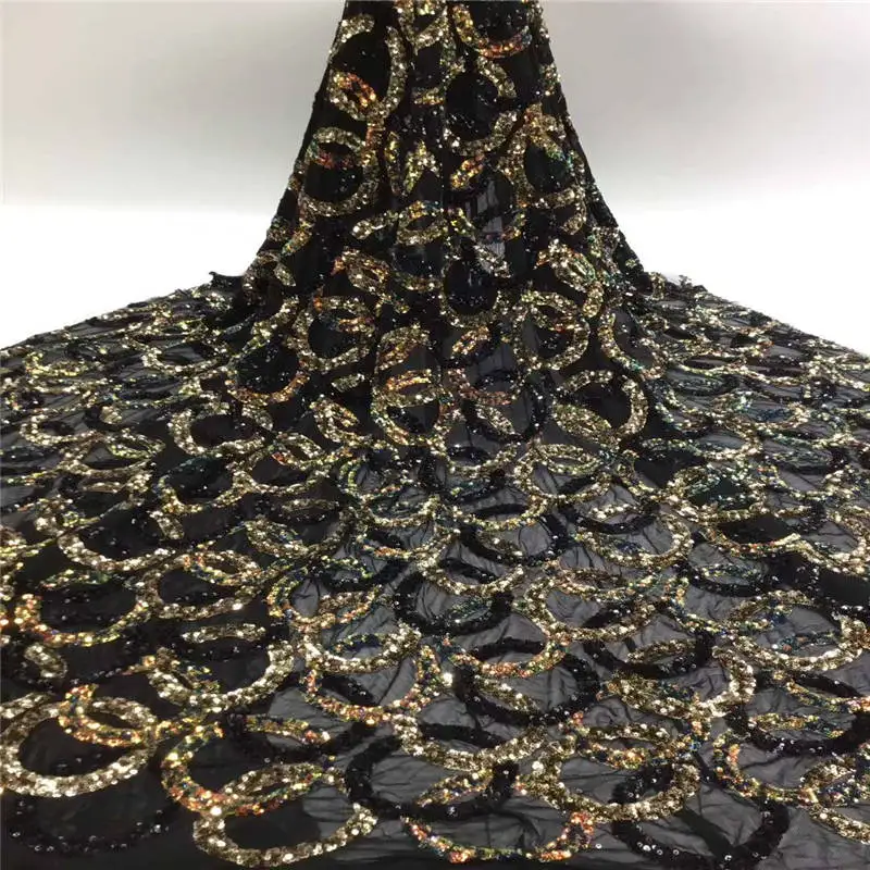 Новейшие африканские кружевные ткани высокого качества 2020 нигерийская