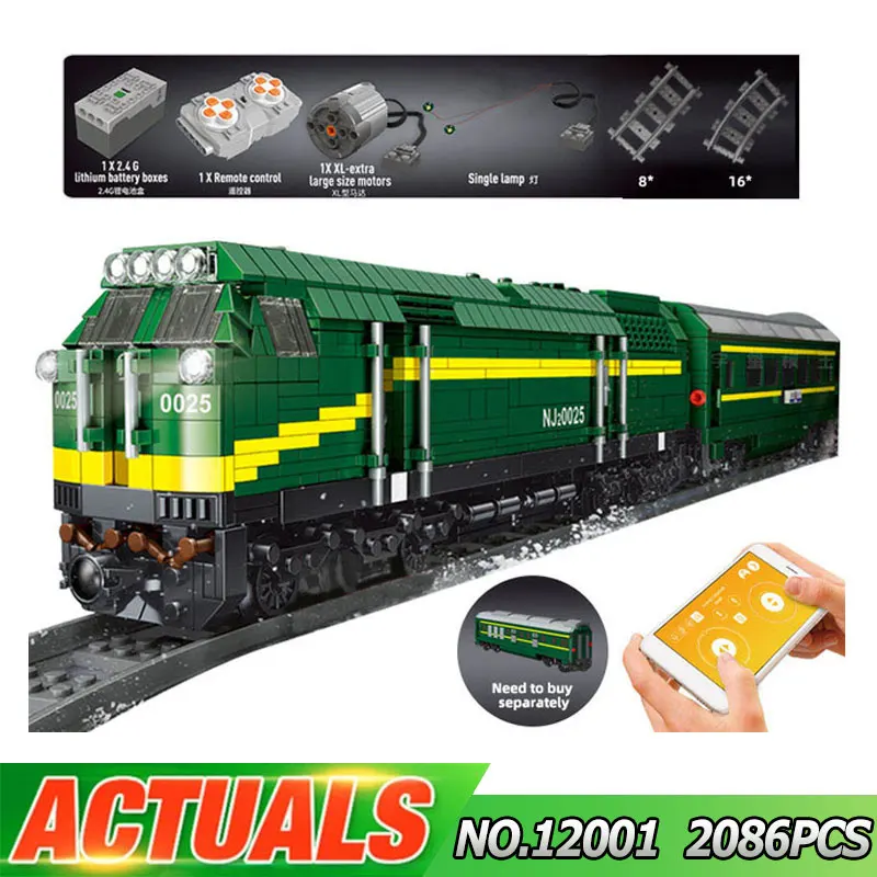 

Mould King 12001 MOC City Series The NJ2 Diesel Locomotives Remote Control Truck Building Blocks Bricks Kids DIY Toys Gifts