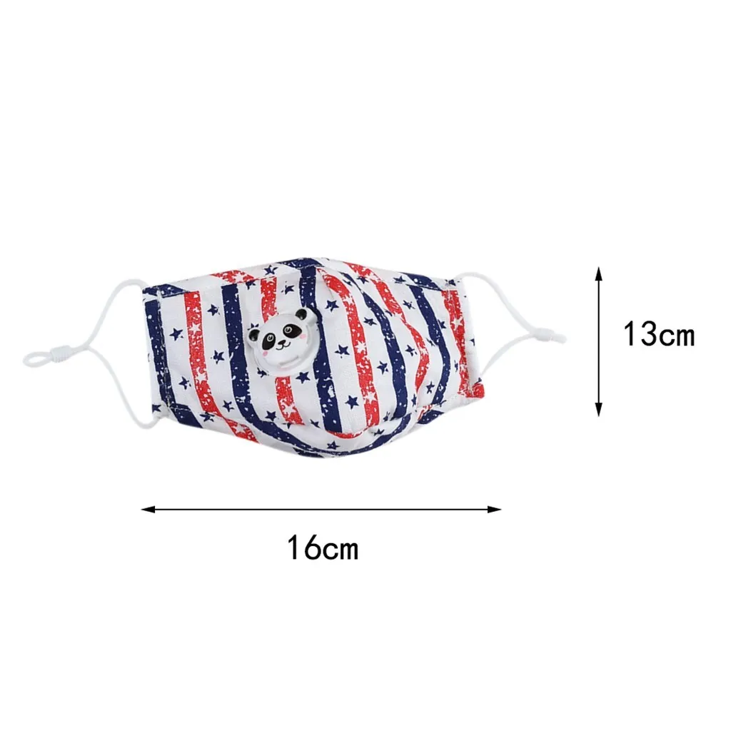 

3pcs Reusable Washable Protective Masks For Child Cartoon Dustproof Windproof Foggy PM2.5 Mask With Mask Gasket Respirator