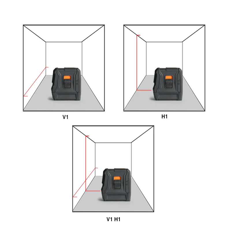 ce certificated fall protection palm cross lines laser level self leveling receiver ok level 360 rotary with magnetic bracket free global shipping
