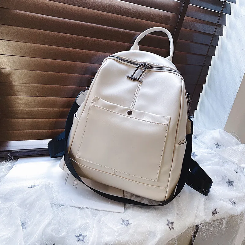 Винтажный женский рюкзак из высококачественной искусственной кожи дорожные