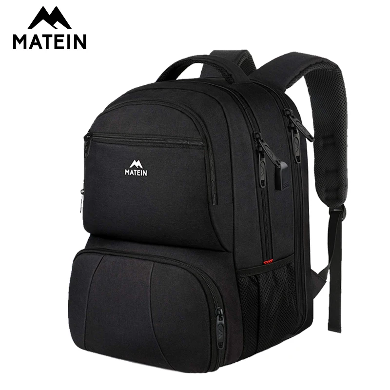 Рюкзак для ноутбука Matein 17 дюймов с usb портом зарядки|Сумки завтрака| |