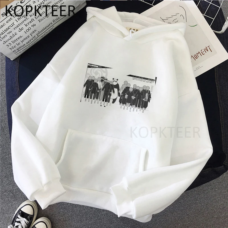 

Смешные женские и мужские толстовки juютсу Kaisen в стиле ретро, Харадзюку, Ulzzang, в стиле хип-хоп, Осень-зима 90-х, кавайная уличная одежда, свитшот...