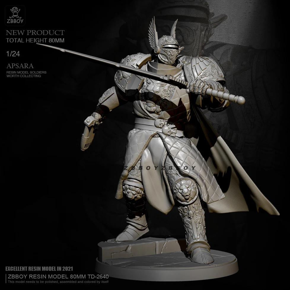 

H75mm 1/24 Resin model kits DIY figure self-assembled TD-2640