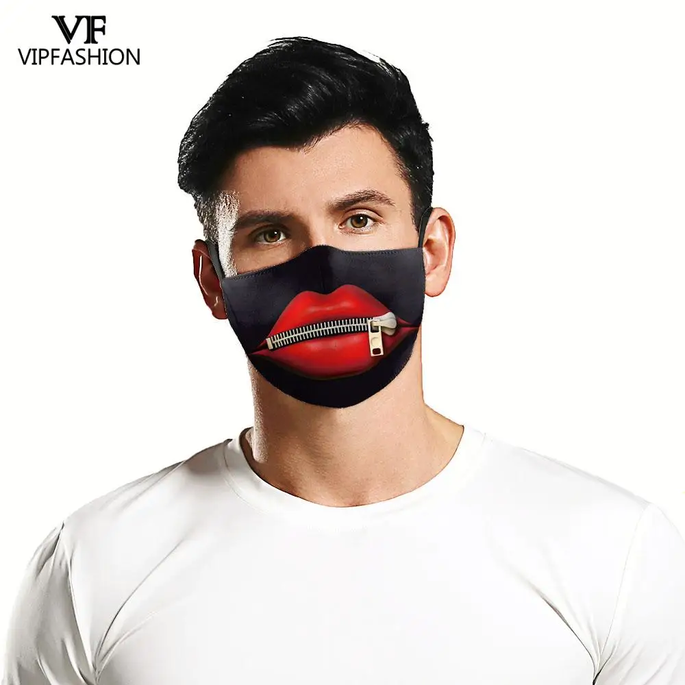 VIP модные многоразовые моющиеся PM2.5 Анит дымка рот маска для взрослых клоун с