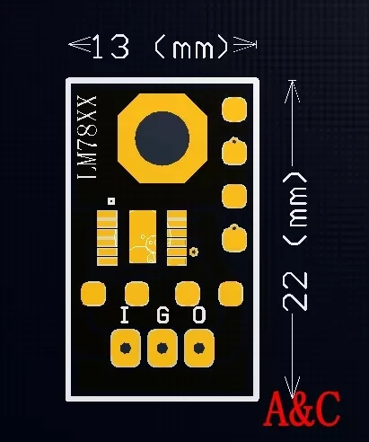

LT3045 linear regulated power supply module low noise RF radio frequency DAC multiple voltage compatible LM78XX