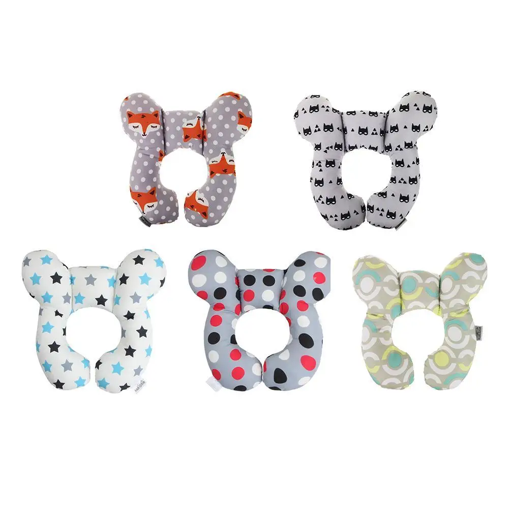 

Baby Crib Child U-shaped Pillow Travel Car Seats Neck Stroller Pillow Neck Protector Protector Stereotype O7S7