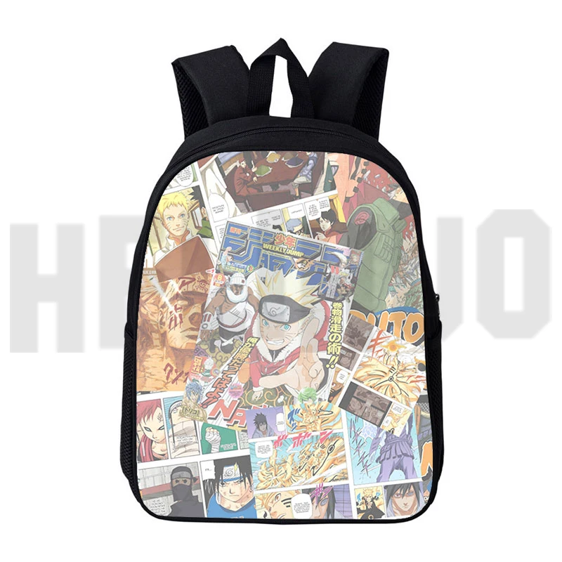 

News 3D Print Akatsuki Bag Men Cartoon 12/16inch Japan Uzumaki Akatsuki Backpack Anime Backbags Schoolbag Uchiha Sharingan Bag