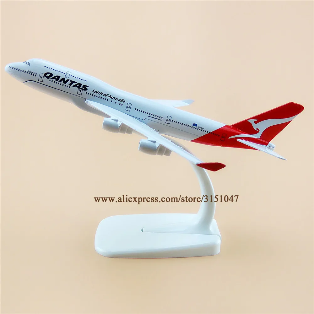 16 см Air Spirit Of Australia QANTAS Boeing 747 B747 Airlines модель самолета из сплава металла литье под