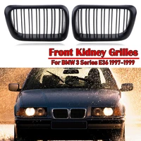kidney front bumper grille inlet grill fit for bmw 3 series e36 318i 323i 1997 1998 1999 abs car external accessories