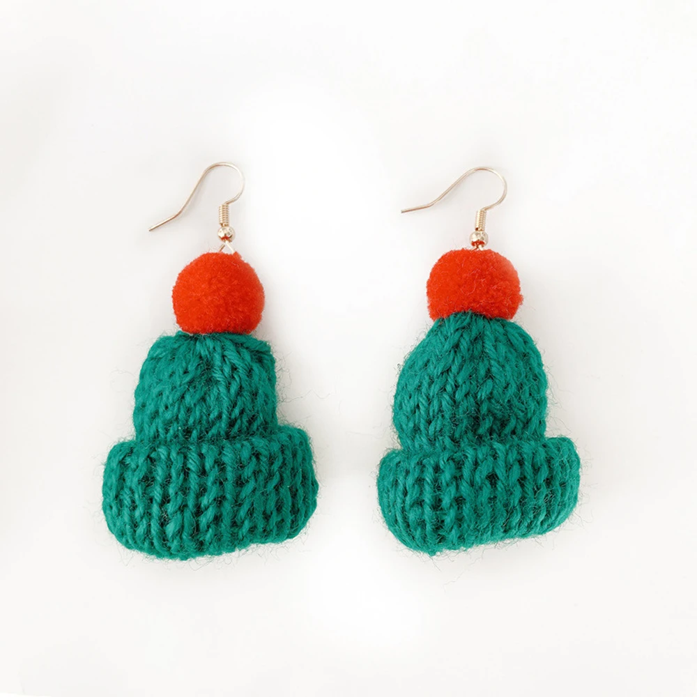 

Lovely Fashion Earrings Creative Design Christmas Hat Shape Stud Earrings Lovely Sweet Women Act The Role Ofing Is Tasted
