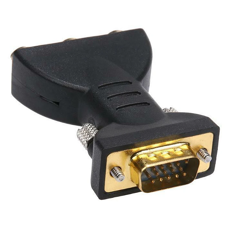 Комплект из 2 предметов 3 RCA выход RGB Женский HDMI к DVB T 15 Pin VGA Стиль компонентное