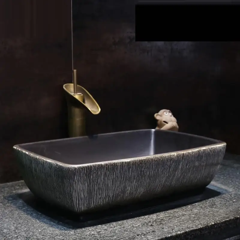 Salle De Bain Black Wasbak Vanity Fregadero Lavandino Bagno Banyo Waschtisch Cuba Banheiro раковина для ванной Lavabo умывальник