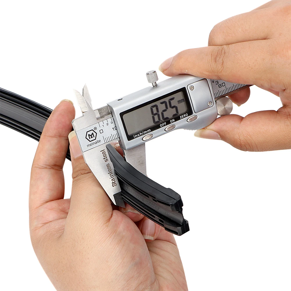 Универсальный u тип мягкая Безрамное Bracketless резиновая щетка стеклоочистителя для