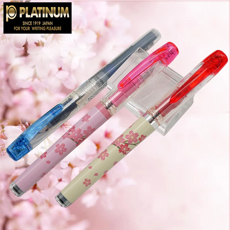 Япония платина студентческой ручки прозрачный иридий цветные ограниченная