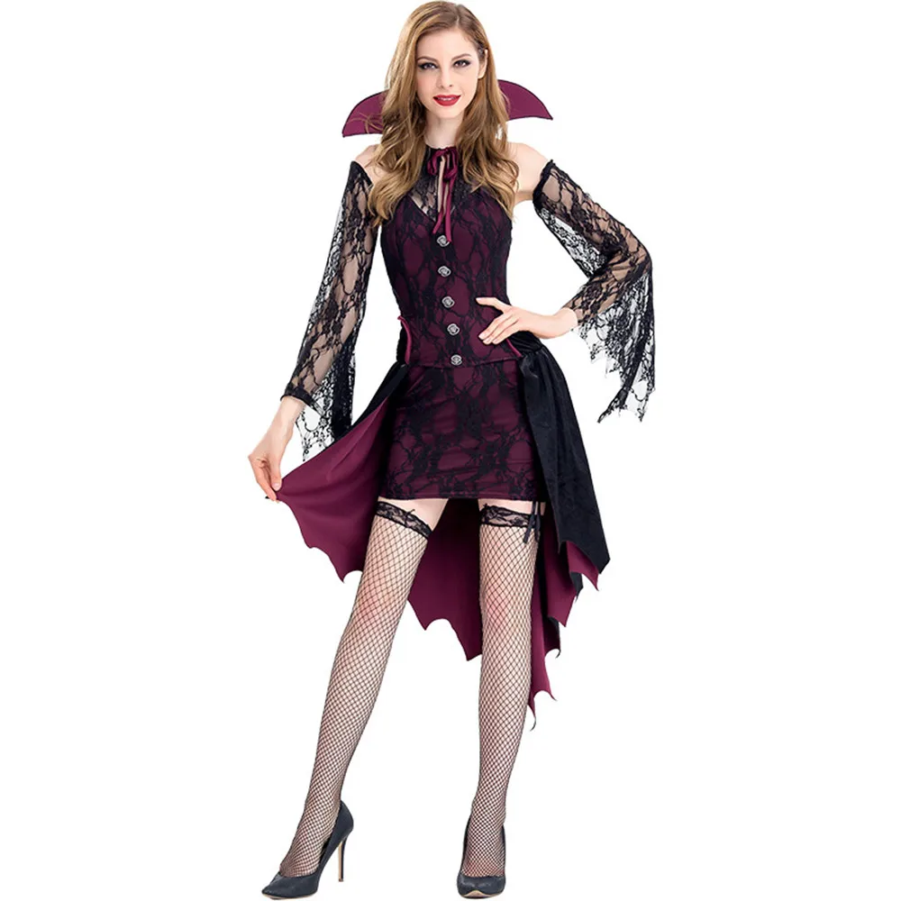 Костюм на Хэллоуин сексуальный костюм вампира женские вечерние костюмы для