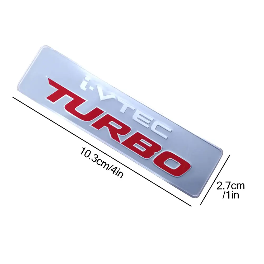 DSYCAR 1 шт. 3D металла TURBO эмблема наклейка автомобиль внедорожник тела внешняя