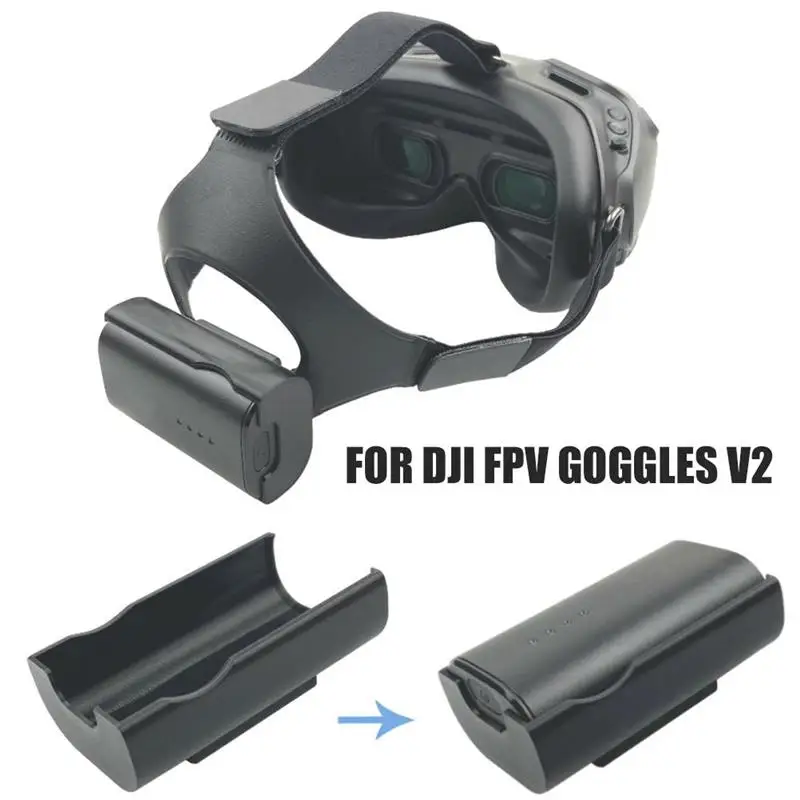 

Аксессуары для DJI PFV machine glasses V2, удобная повязка на голову, задняя крышка для аккумулятора, крючок-Пряжка, зажим-кронштейн