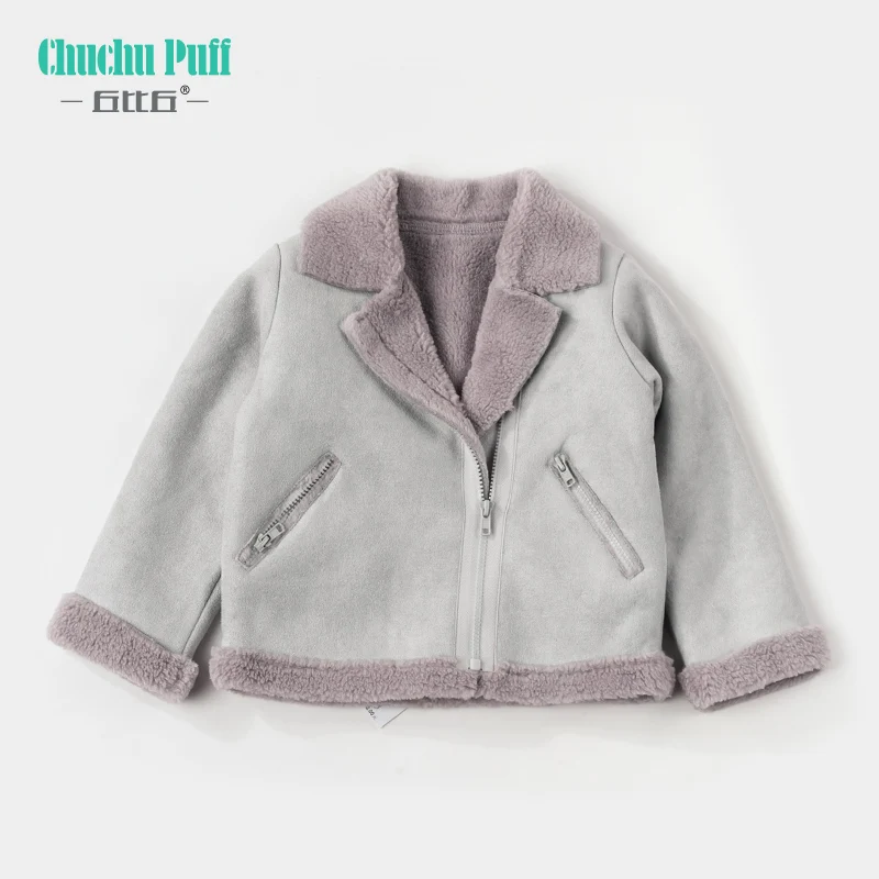 2020 г. Новая зимняя замшевая овечья шерсть Детская куртка детская парка для