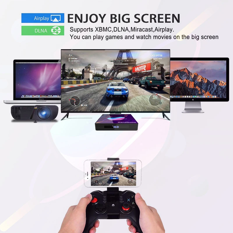 A95X R3 медиаплеер Android 9,0 4GB ram 64GB 32GB 4K Smart tv Box RK3318 2,4G/5 GHz Wifi USB3.0 Google Play Netflix Youtube