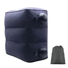 Надувная дорожная подушка из ПВХ, подставка для ног для самолета, автомобиля, автобуса, регулируемая по высоте, для детей, для летающих ног