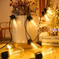 4 57m long bulb led string light indoor fairy light string holiday party christmas led light string home decoration lighting
