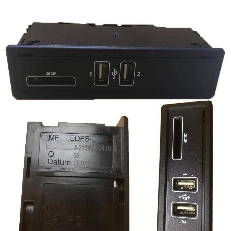 

2138200401 Multimedia connection device card reader USB car charging port For Mercedes benz E Class C200E200C300E220E450E350E300