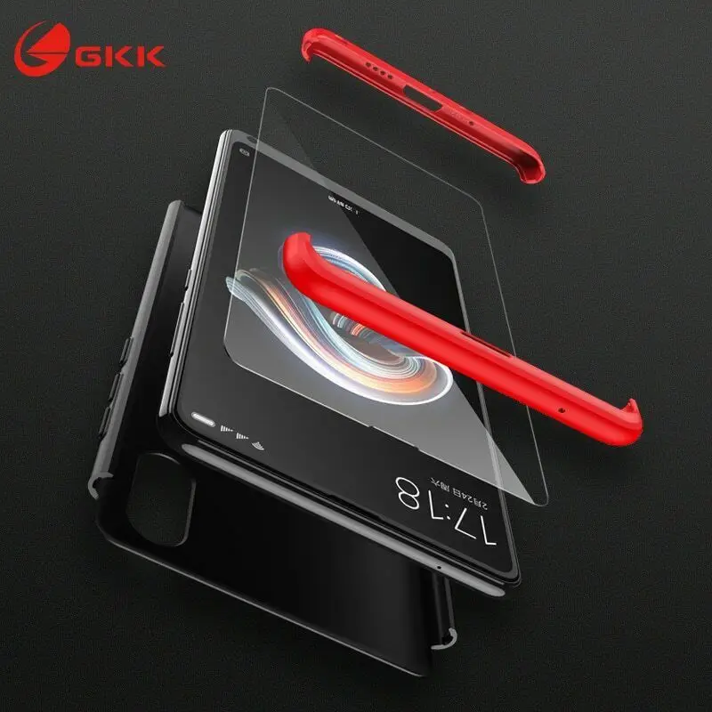 Для Xiaomi Mi Mix 2S GKK 360 Защита корпуса ударопрочный Жесткий ПК чехол 3 в 1 дизайн