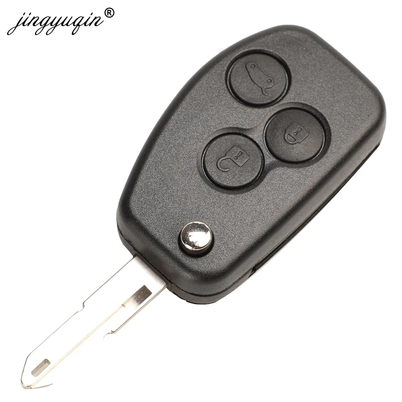 Jingyuqin VAC102 Ne72 модифицированный ключ оболочки для Renault Dacia модус Логан Clio Espace Nissan 2/3BTN флип чехол брелока Дистанционного Управления
