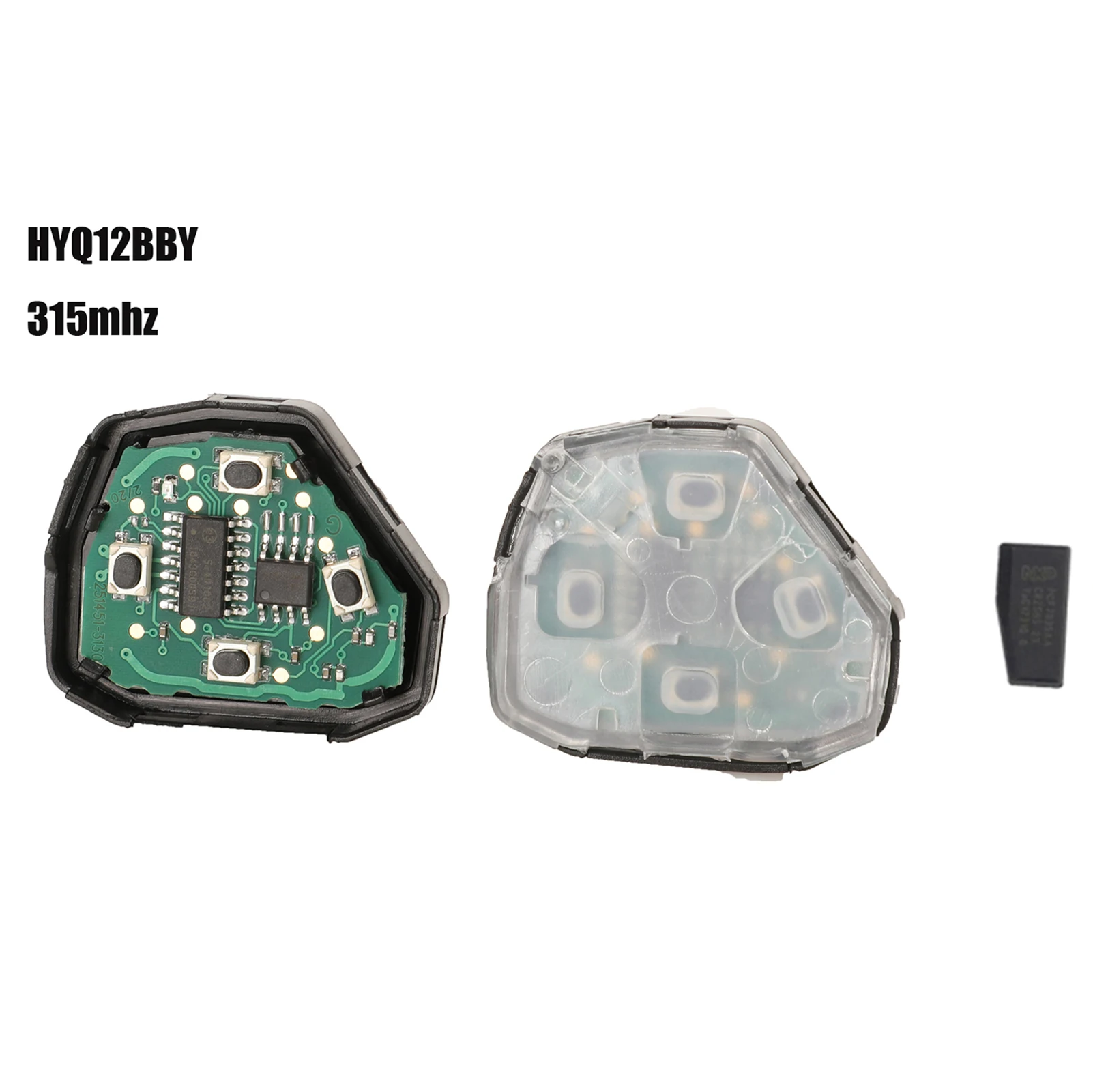 315MHZ WITH ID67 Jingyuqin 3/4 B дистанционный брелок ASK HyQ12BBY 314,4 МГц с чипом ID 67 для Toyota Camry ключ для Toyota Camry, Avalon, Corolla Matrix RAV4 Venza Yaris - Количество кнопок: 315MHZ WITH ID67