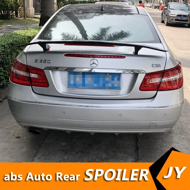 Спойлер для Mercedes Benz W212 2008 2018 E260/E200/E300 E class COUPE TF ABS Материал заднее крыло автомобиля
