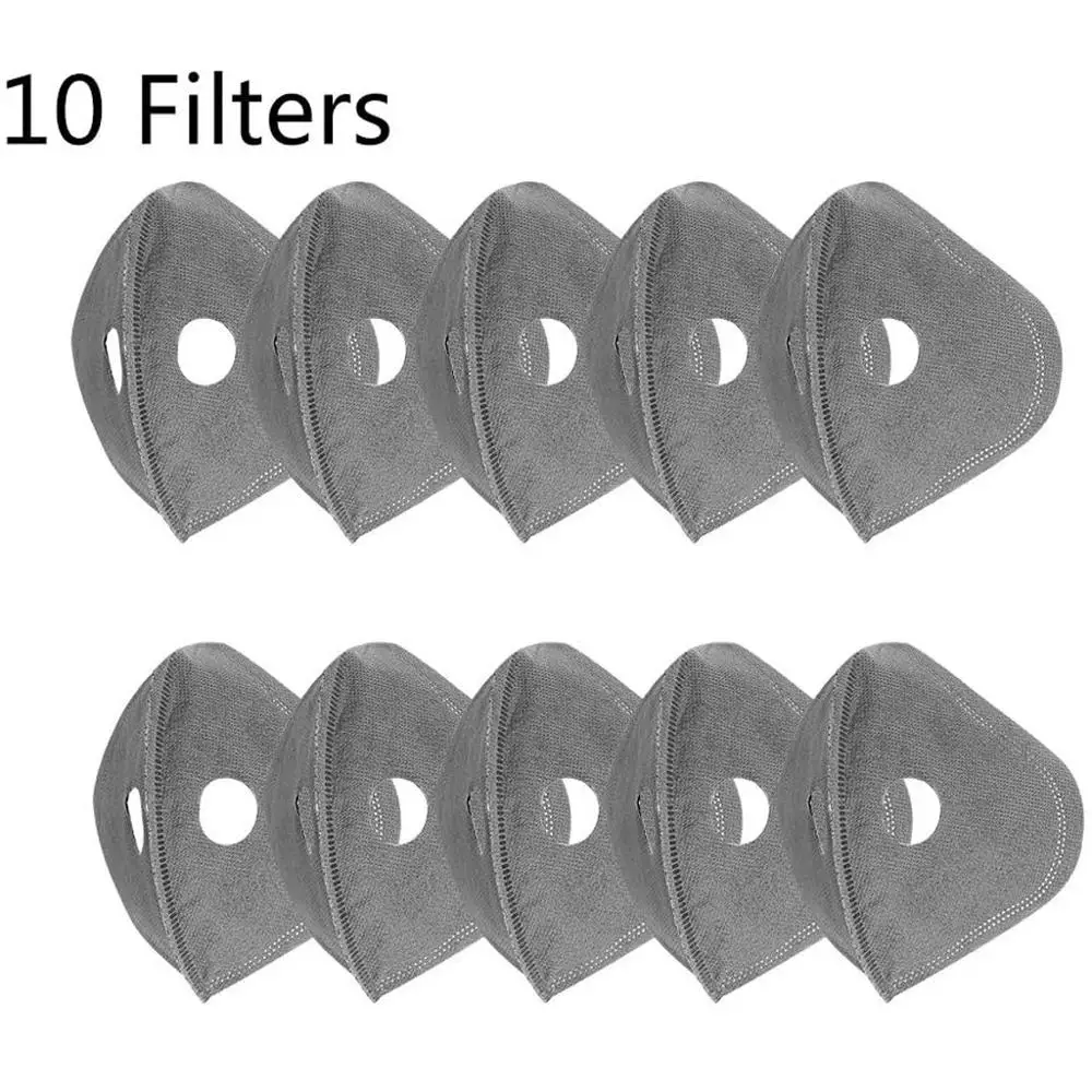 Маска велосипедная с активированным углем 10 шт. | Дом и сад