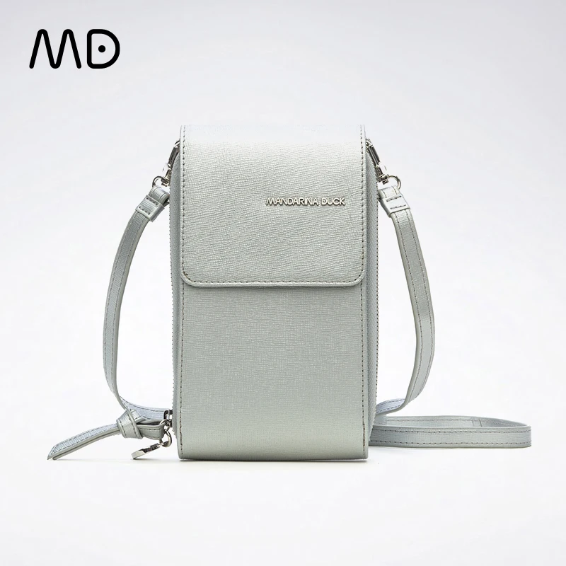 

Mandarina Duck Italian ESSENTIAL Leather Brand Simple Style Mini One Shoulder Bag Women Purse Cowhide Bag Mini Bag For Female